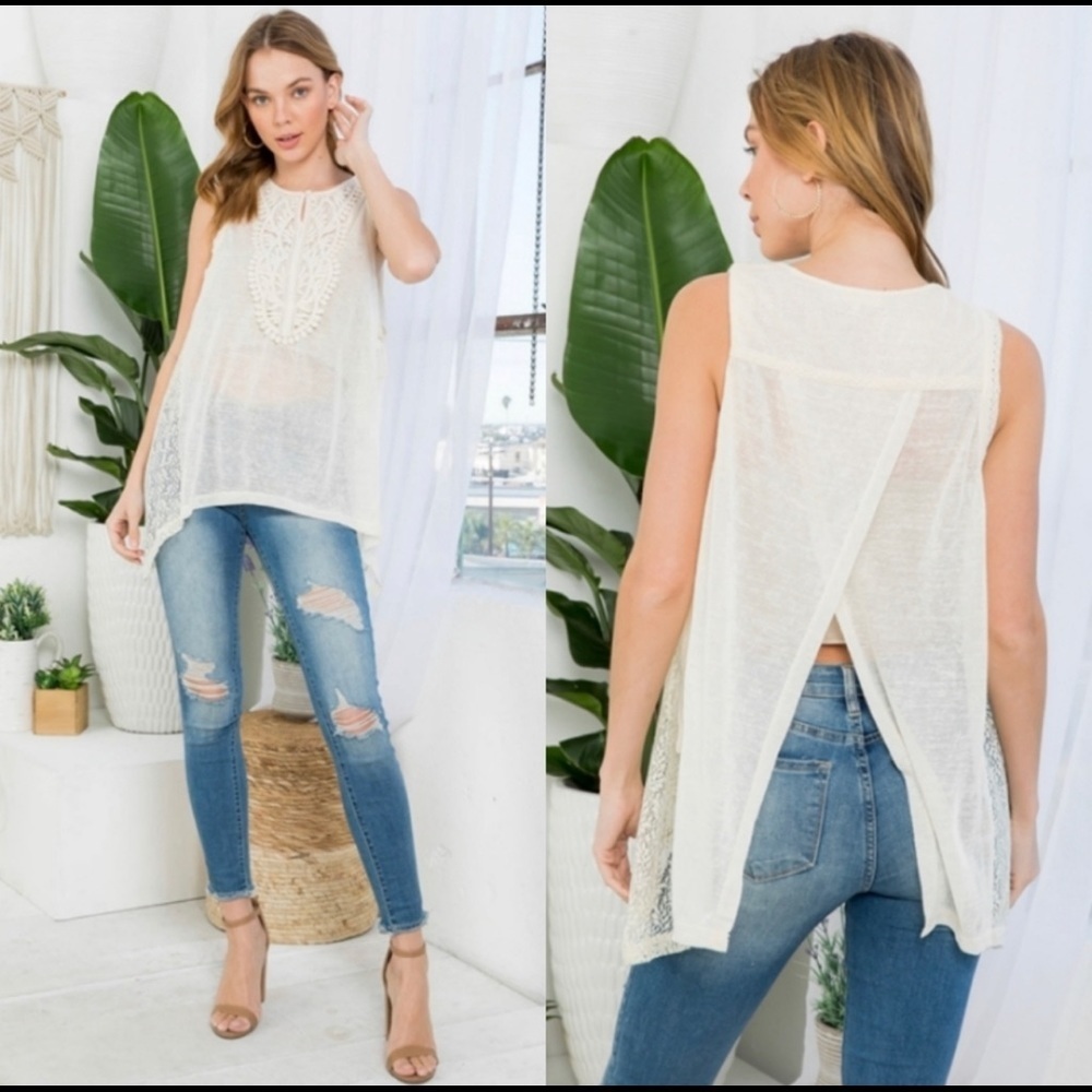Crochet Fly Away Tank Top